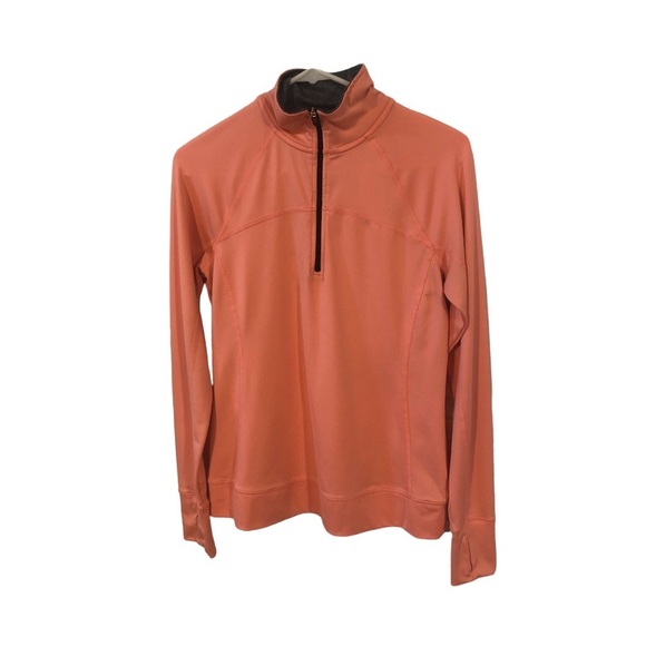 Coral Tek Gear Pullover Dry Tek 1/4Zip  Activewear Athleisure Running Layering S - Picture 1 of 11